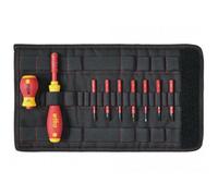 Wiha Softfinish Electric Slimvario Screwdriver Set, 10 Piece Multi Colour (One Size)