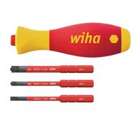Wiha Softfinish Electric Slimvario Screwdriver Set, 4 Piece