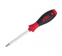Wiha Softfinish Screwdriver, Pozidriv Tip Multi Colour (Pz2 X 100mm)