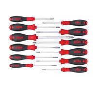 Wiha 41002 SoftFinish® Screwdriver Set, 12 Piece WHA41002