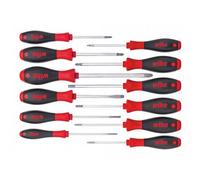 Wiha Softfinish Screwdriver Set, 12 Piece Multi Colour (One Size)