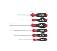 Wiha SoftFinish Screwdriver Set Flat Phillips 6pc 07152