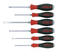 Wiha SoftFinish® SL/PH Hex Blade Screwdriver Set, 7 Piece