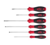 Wiha Softfinish Sl/pz Screwdriver Set, 6 Piece