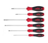 Wiha Softfinish Sl/pz Screwdriver Set, 6 Piece Multi Colour (One Size)
