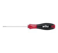 Wiha SoftFinish Slotted Screwdriver with Round Blade for Drive Screws, 302030, 3,0 mm x 80 mm