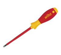 Wiha Softfinish VDE Insulated Slimfix Screwdriver Slotted 5.5mm 125mm