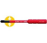 Wiha Softfinish Vde Slimbit Slotted/phillips Screwdriver Sl/ph2 X 75mm 1000v Ac