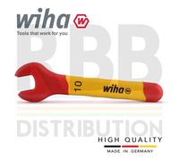 Wiha Spanner Wrench 10mm Vde Electricians Single Insulated Open End 43030