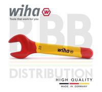 Wiha Spanner Wrench 22mm Vde Electricians Single Insulated Open End 43040