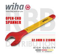 Wiha Spanner Wrench 32mm Vde Electricians Single Insulated Open End 43044