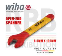 Wiha Spanner Wrench 8mm Vde Electricians Single Insulated Open End 43028