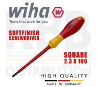 Wiha SoftFinish Electric Robertson 1 x 100 mm, Red, (358N1100)
