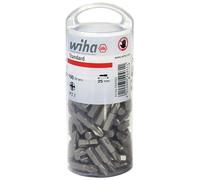 Wiha 40462 Standard Pozidriv Bits Pz2 25Mm Tub Of 100