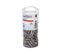 Wiha Standard Pozidriv Bits PZ2 25mm Tub of 100