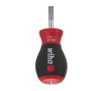 Wiha Stubby Flat Head Screwdriver Sl-5.5mm X 25mm