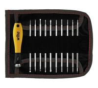 Wiha System 4 Softfinish Esd 12-Piece Interchangeable Screwdriver Set For Electronics