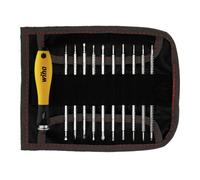 Wiha System 4 Softfinish Esd Interchangeable Screwdriver Set, 12 Piece