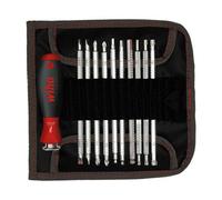 Wiha System 6 Softfinish 12-Piece Interchangeable Screwdriver Set For Precision And Comfort
