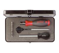 Wiha TorqueVario-S Torque Screwdriver and 10 Piece Bit Set