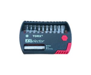 Wiha Torx Star XSelector Bit Set Standard Hex 11-Piece T07-T40 & Bit Holder