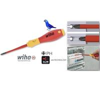 Wiha 3211 SoftFinish Electric slimFix PH1 x 80 mm, Red, (WHA-35393)