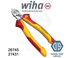 Wiha VDE Professional Electric Cable Cutters Pliers 1000v Needle Nose Dynamic