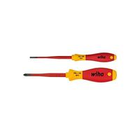 Wiha VDE Slotted/ PH2 Slim Fix Screwdriver Set (2 Pieces)