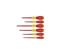Wiha VDE SoftFinish Slotted/ Pozi Screwdriver Set 25477 (6 Pieces)