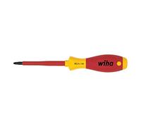 Wiha WHA-00878 PZ1 x 80mm VDE Soft Finish Screwdriver