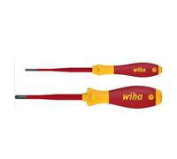Wiha WHA-36333 Slim Fix VDE Slotted & Slotted/PZ2 TERMINAL two piece set