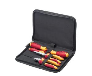 Wiha Z99000206 "Professional Electric Mix" Tool Set, Multi-Colour, 5-Piece