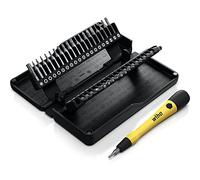 Wiha Zai Hause Micro Bit Set with ESD Precision Mechanics Screwdriver, 42 Pieces, with Storage Box, for All Smartphones, Laptops, Cameras, Model Making and Common Everyday Applications