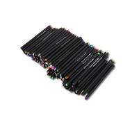 WIHFHGZ 100pcs Fine Tip Pens Water Soluble Pigments Glossy Writing Vivid Bright Color DIY Making Fineliner Coloring Pen Set