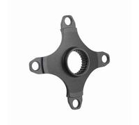WIHFHGZ 104BCD Bike Chainring Base, Aluminum Alloy, Black - Lightweight Durable, CNC Cut, Compatible with Mid Drive Motor M400 M300 M200 M215 M410 M315 M420