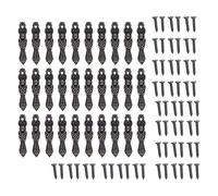 WIHFHGZ 30 Pcs Handles Mini European Style Cabinet Double Door Zipper Handle Wooden Box Drawer Pulls