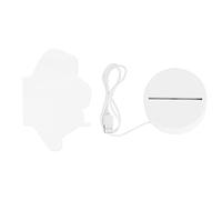 WIHFHGZ 3D Puppy Night Light - Energy Saving LED Lamp, Eye Protection Soft Glow, USB Powered for Kids Bedroom & Nursery, Durable Acrylic ABS, Cartoon Design