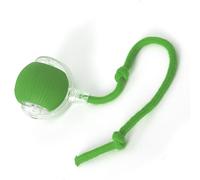 WIHFHGZ Automatic Electric Cat Balls with Rope, Interactive Toy Ball, 3 Adjustable Speeds, Red Yellow Green - Smart Obstacle Avoidance, Wear - Indoor Exercise for Cats (Green)