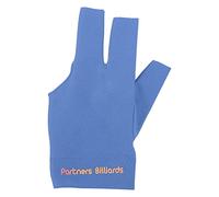 WIHFHGZ Billiard Pool Gloves with 3 Fingers, Shooters Cue Sport Gloves for Left or Right Hand, One Size - Breathable Polyurethane, Stretch Fit, Perfect for Snooker and Pool Players (Blue)