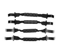 WIHFHGZ Car Roof Grip Handles, Top Handles, 4Pcs Black - Convenient Entry Exit, Durable ABS and Oxford Fabric, Fits Wrangler JL 2018 +