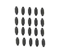 WIHFHGZ Carp Fishing Method Connectors, 20pcs Plastic Threaded Outside Stop Beads - Durable Material, Easy Handling, Ideal Feeder Accessories for Anglers