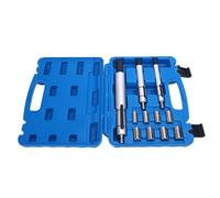 WIHFHGZ Clutch Alignment Tool Kit, Heavy Duty Metal Universal 11 Pcs, 3 Spindles 8 Adapters - Precise Clutch Centering, Time Saving, Suitable for Car Light Truck SUV