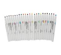 WIHFHGZ Double Ended Highlighter with 25 Colors, Water Based Quick Drying Ink, Ergonomic Design for School and Office Use - Vibrant Pastel Shades, Comfortable Grip, Multi Purpose Art and