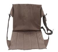 WIHFHGZ Foldable Seating Cushion Khaki, Triangular Fence Design, Portable 17.7x17.3in Chair Cushion - Wear, Back Mesh Pocket, Outdoor Seat Cushions for Hiking and Fishing