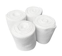 WIHFHGZ Horse Leg Wraps - Elastic Fleece Bandages, Durable Support and Protection for Equestrian Training and Competition, 4 Rolls, 250cm Length