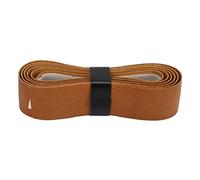 WIHFHGZ Leather Tennis Racket Grip - Genuine Cowhide Overgrip Tape, Sweat Absorbent Abrasion Resistant, Enhanced Hit Feedback for Precise Control and Comfortable Grip (Brown)
