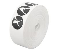 WIHFHGZ Racket Head Tape 24mm Black, PU Protective Sticker, 5M Length for Tennis Racket - Anti Scratch Durable Material, Easy Application, Sports Gear Protection (White)
