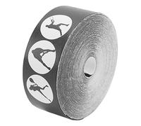 WIHFHGZ Racket Head Tape 24mm Black, PU Protective Sticker, 5M Length for Tennis Racket - Anti Scratch Durable Material, Easy Application, Sports Gear Protection (Black)