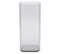 WIHFHGZ Square Water Cup - One - Piece Design, Durable Acrylic Material, Comfortable Grip for Home Use, Versatile Tea Juice Coffee Beverage Glass, Transparent Clear (Type 1)