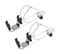 WIHFHGZ Stainless Steel Lifebuoy Ring Holder, Mirror Polished Marine Horseshoe Bracket, Adjustable for 22-25mm Tracks - Heavy Duty Construction, Resistant, Designed for Boats